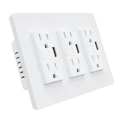 US style home USB charger wall socket smart wi fi wall socket with usb WiFi smart wall socket