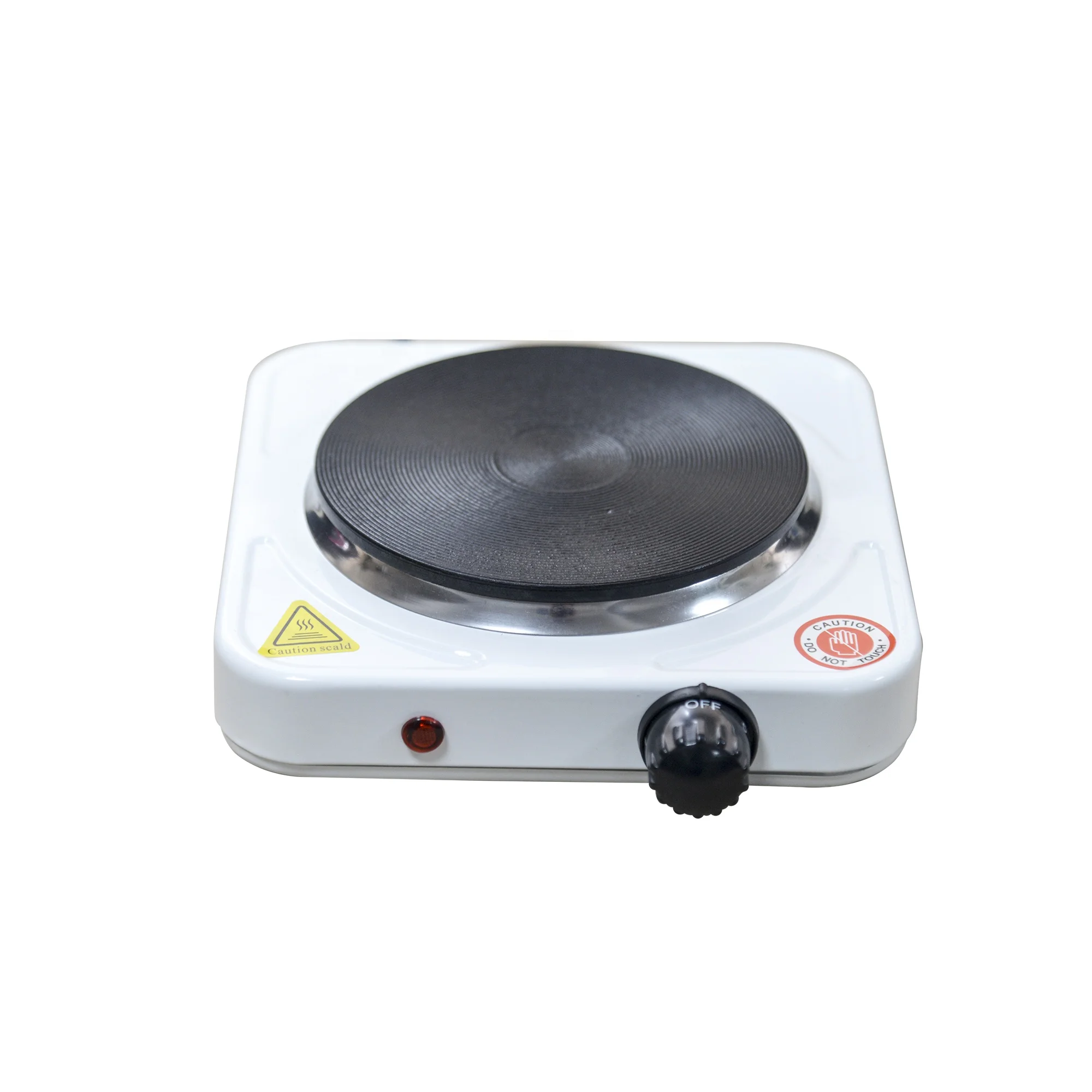 Hot selling safety electric cooking burner solid electric stove single hot rolled plate