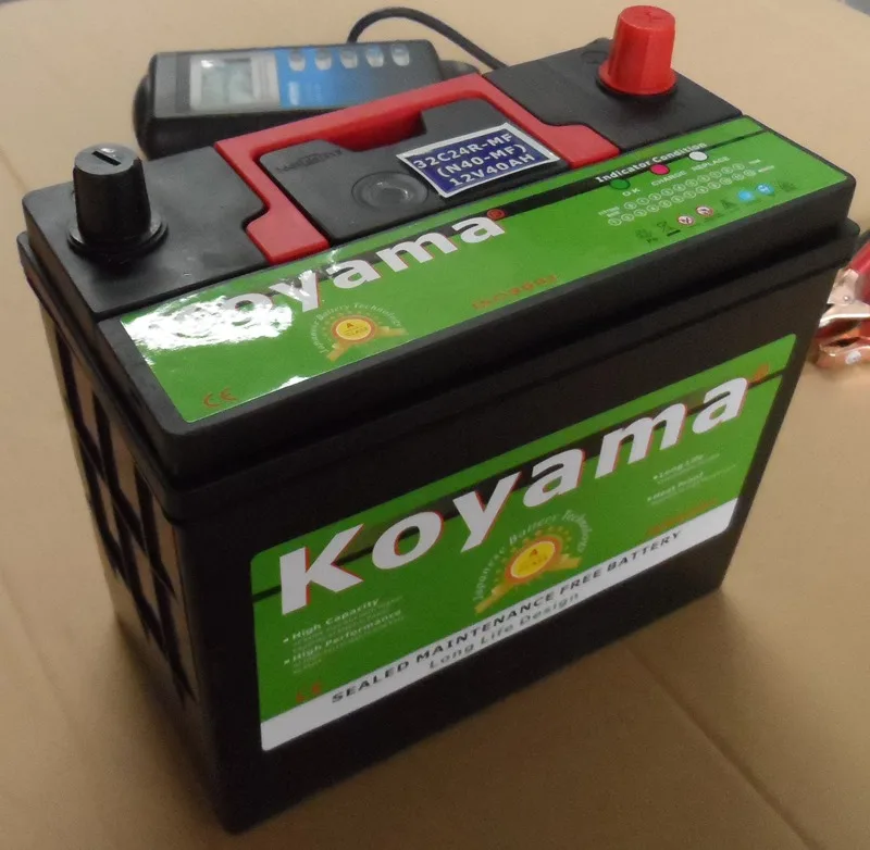 MF Automotive Lead Acid Battery Japanese Vehicles JIS Standard 12V 32AH 80AH Maintenance Free Car Battery UPS 48V 150AH Capacity
