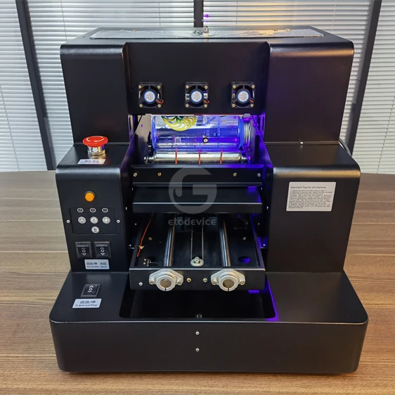 Cheap PVC Card Logo Printing Machine A4 UV Bottle Flatbed Printer