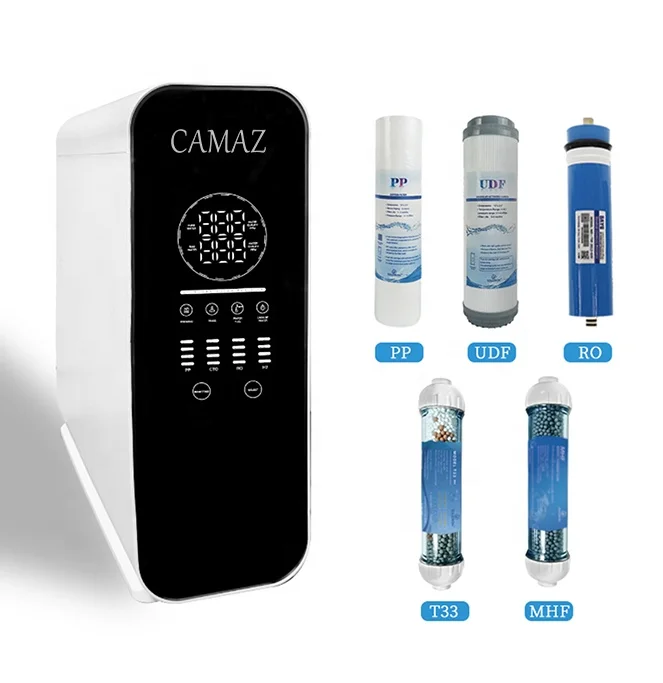 Home Ro filter System Portable Reverse Osmosis Alkaline Ro Filter Purifier 4 Stage Temperature Water Dispenser