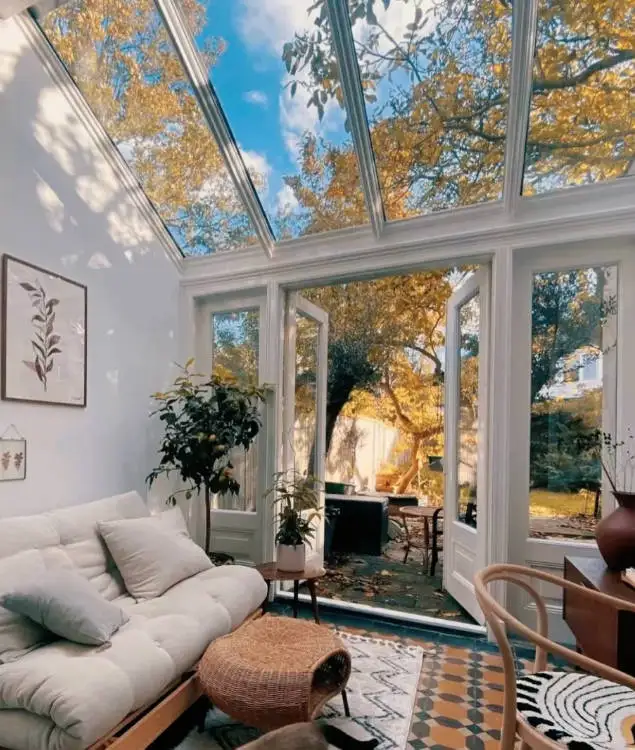Factory Price Solarium with aluminum glass Solarium Winter Garden glass house