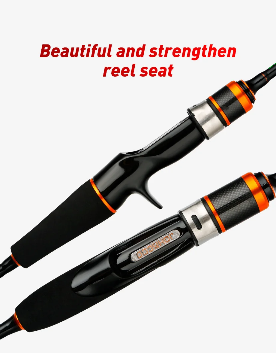 Hot Sale High Quality New Arrival 1.68m 1.8m 1.98m 2.1m Stainless Steel Reel Seat Lightweight Spinning/ Casting Fishing Rods