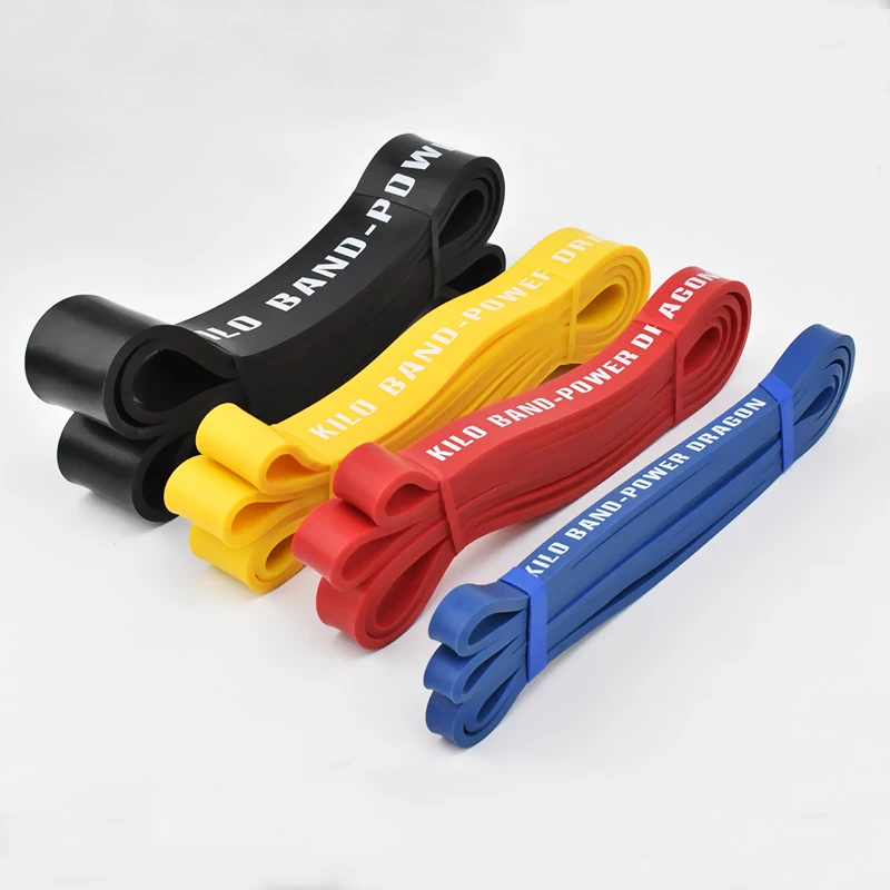 Fitness Gum Custom LOGO Elastic Rubber Bands For Fitness Workout Equipment Training Exercise Gym Strength Latex Resistance Bands