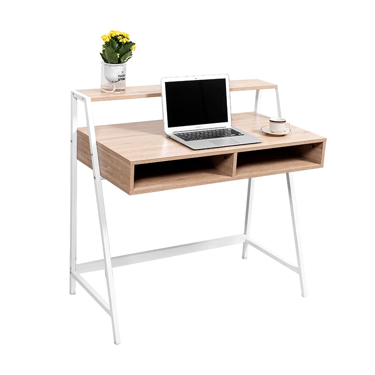 Простой компьютерный стол, угловой стол с тремя ящиками, офисный стол для дома, деревянный офисный стол, мебель, учебный стол с ящиками