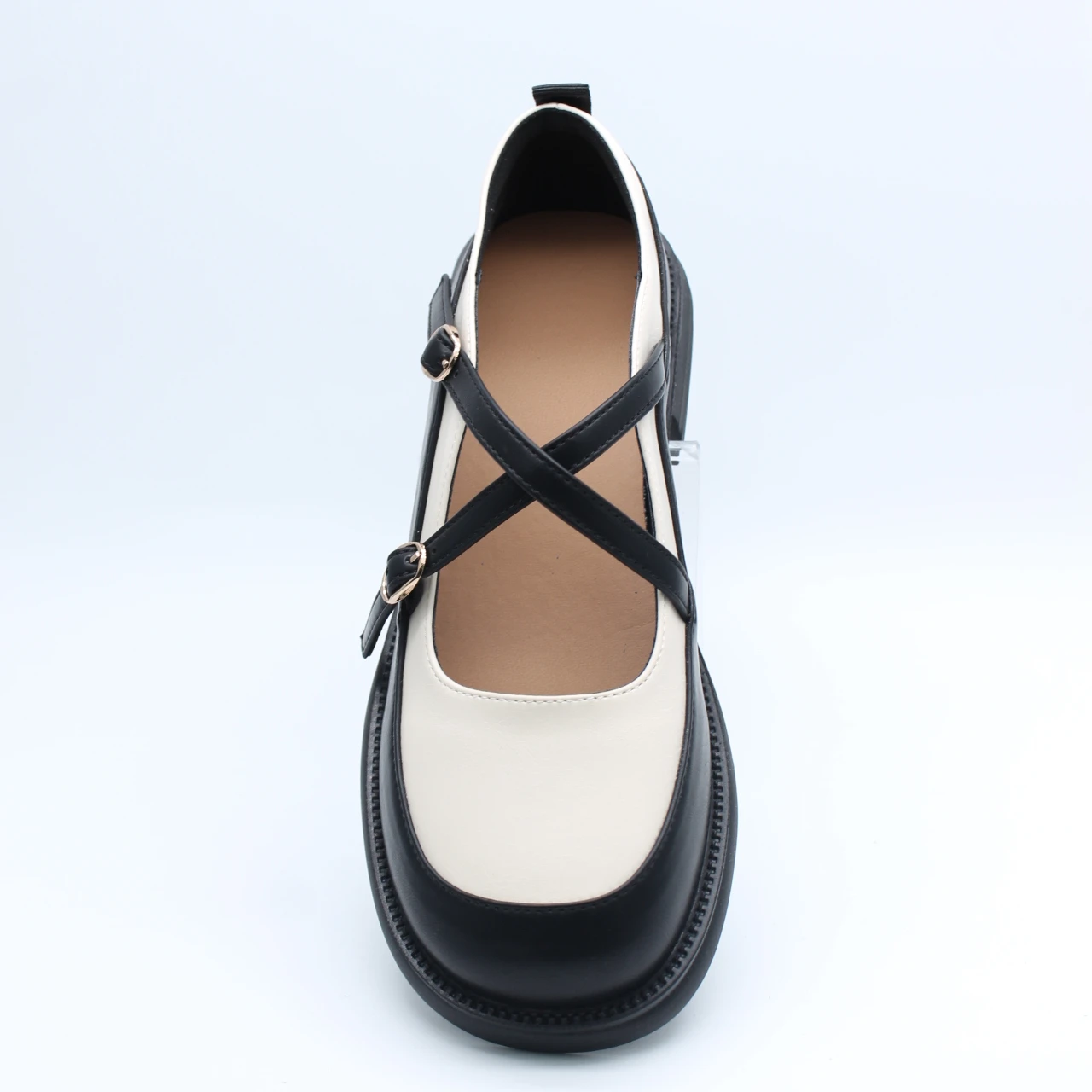 New style Round Head latest ladies shoes graduate Sweet  Breathable Soft Sole Single Shoes school all-match small leather shoes