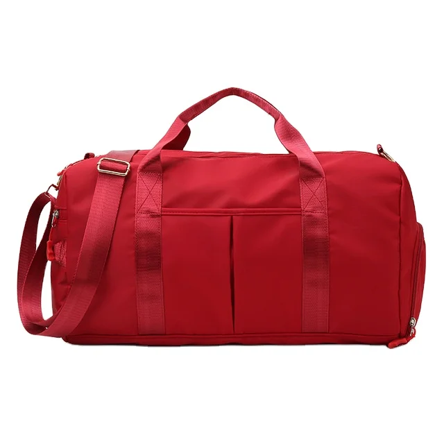 Индивидуальная вместительная обувь с разделением для сухой и влажной сушки, гимнастический чемодан с двумя карманами, Спортивная тренировочная сумка для йоги и фитнеса