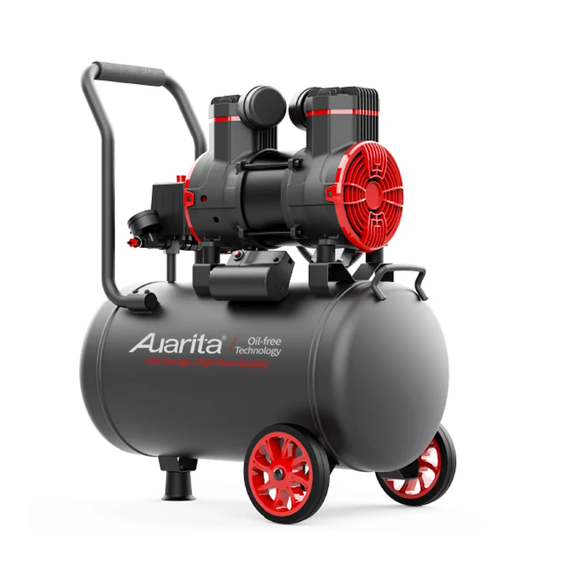 Chinese small ultra quiet 1800W 2.4hp oil-free 4 bar air compressor silent 220v