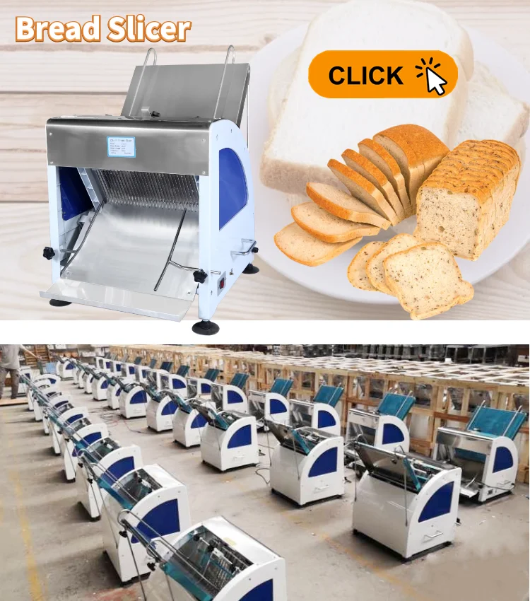 Commercial Mechanical bakery bread shop cutting cutter Toast Slicing Machine, automatic Adjustable Electric Bread Slicer machine