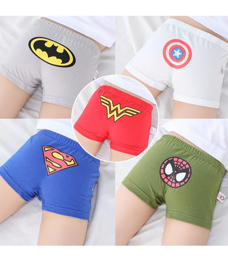 
Fashion High Quality Underwear for Kids Combed Cotton Cute Printing Kids Underwear 