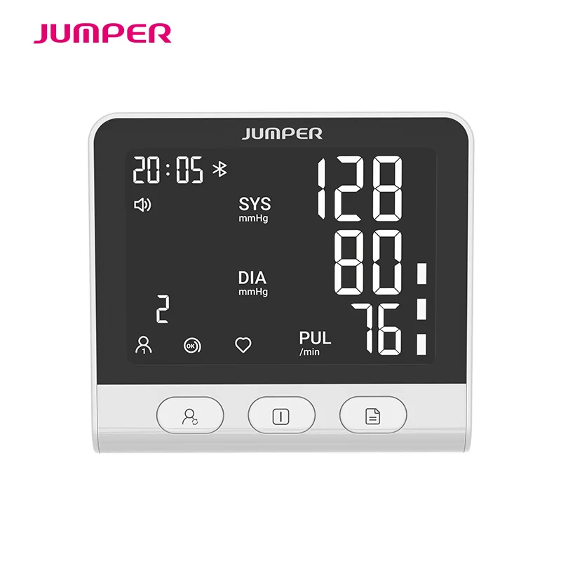 JUMPER JPD-HAA21 Bluetooth Electronic Blood Pressure Monitor  New Design BP Machine  Factory Price