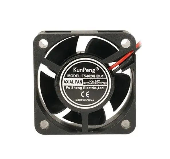 Standard KunPeng 4020 Mini Exhaust Laptop 12V DC Axial Flow Small Desktop Cooling Fan 40x40x20 mm