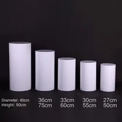 Wedding decorations pedestal round Cylinder baby shower party decorative wedding display stand cake flower dessert stand table