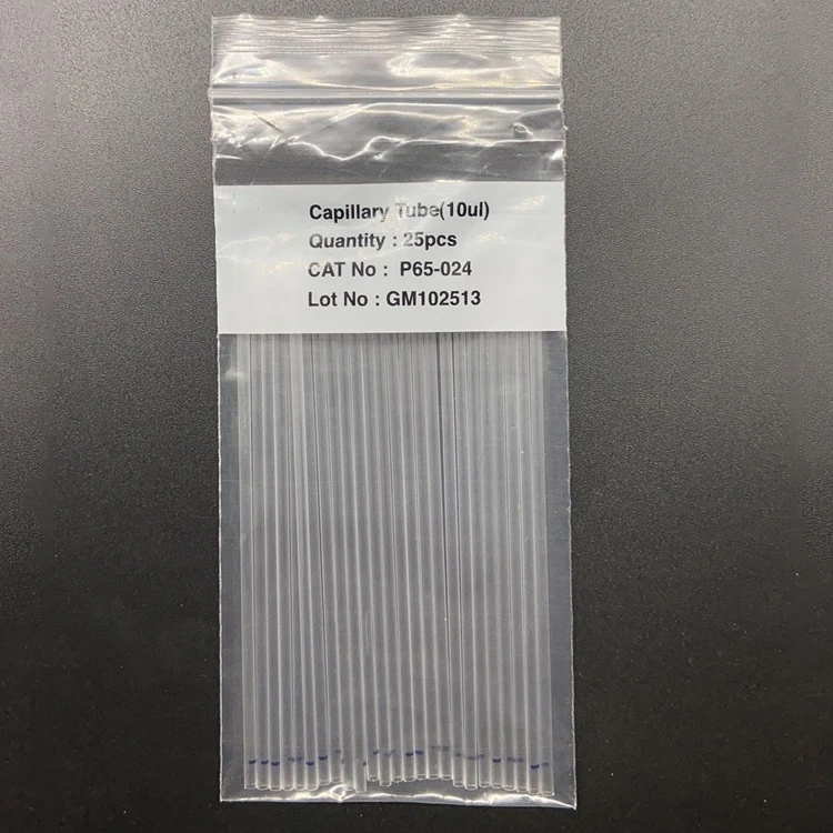 disposable capillary pipette for blood collection
