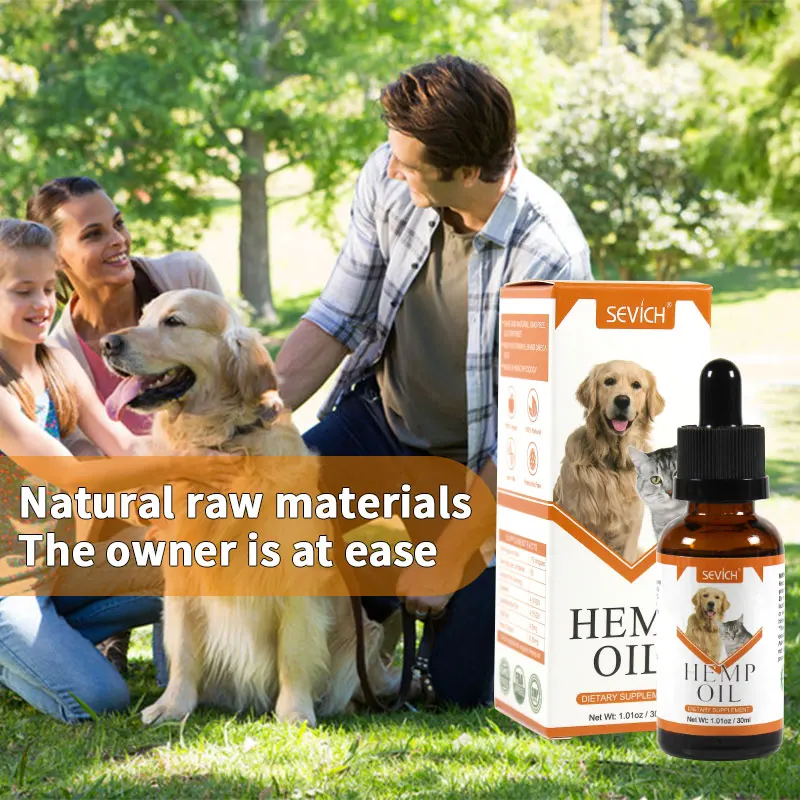Factory Promotes Animal Hair Smoothing Oil Supply High Quality Hemp Oil For Pets Hemp Oil For Dogs And Cats Hair Care
