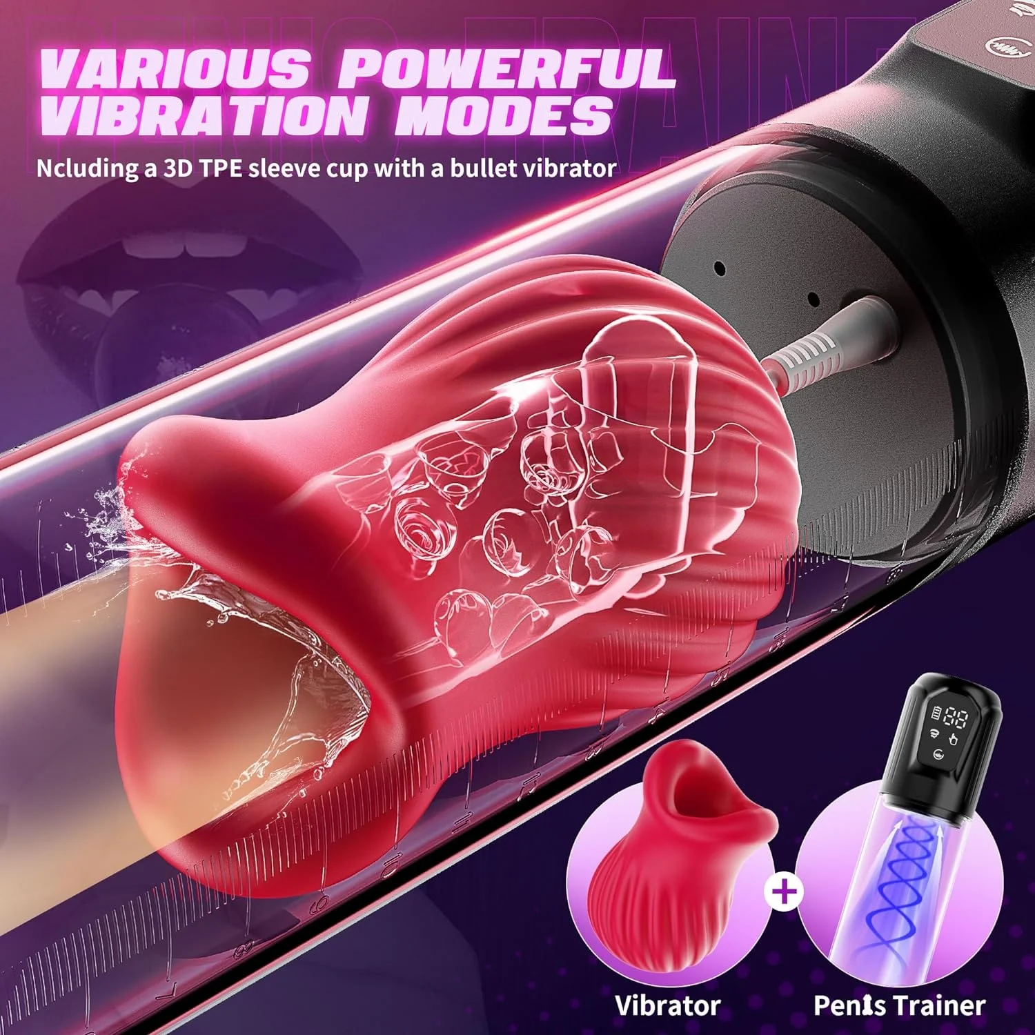 Sex Toys for Men Penis Pump Automatic Sucking Male Masturbator Pocket Pussy Male Stroker Male Penis Extender