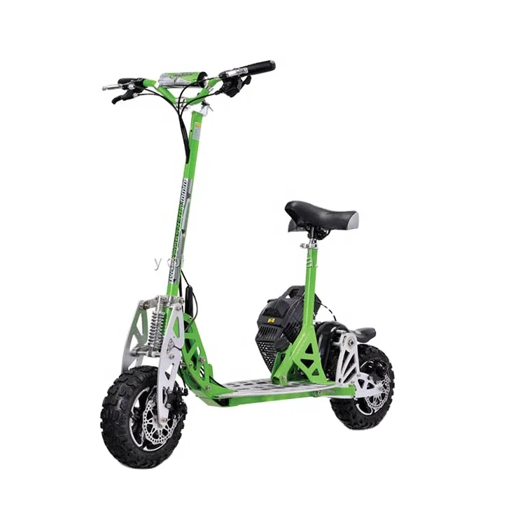 Speed Folding Cheap 2 Stroke  Gasoline Two Wheels Foldable Electric Adult Scooter