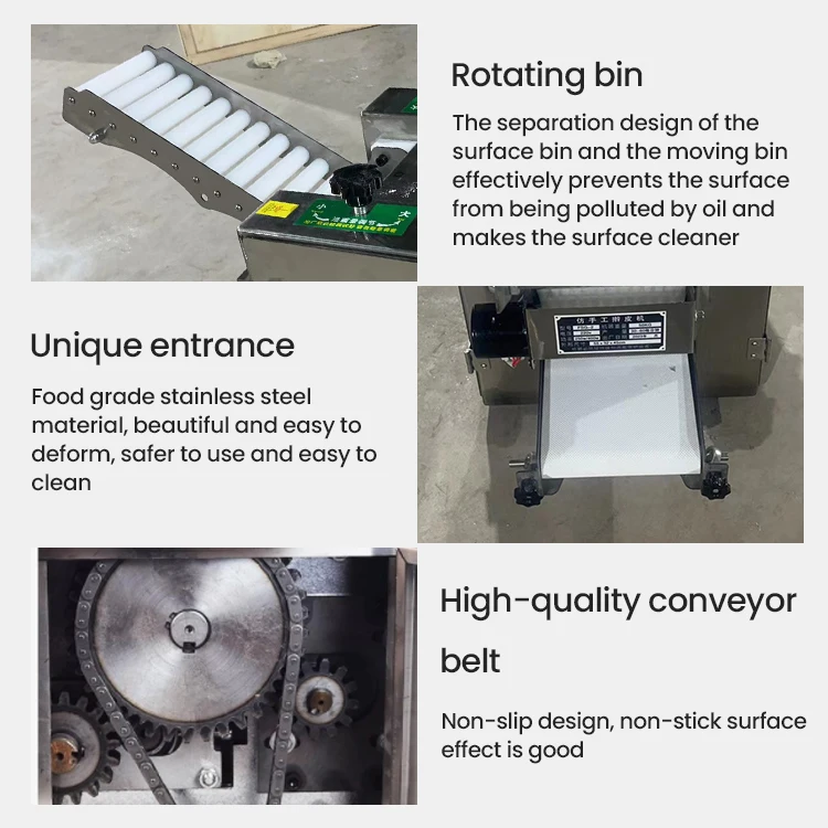 automatic samosa dumpling maker skin wrapper making machine price