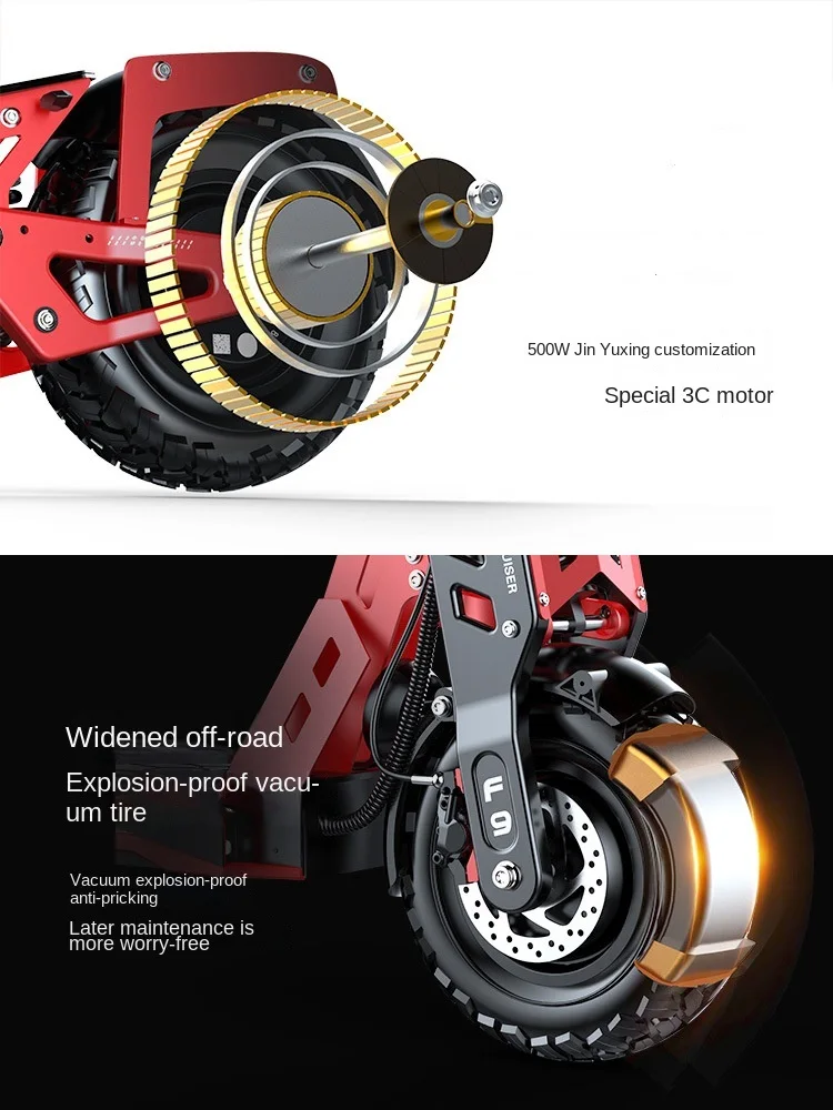 XULUP Q27 Electric Scooter 48v 500W 1000W EU USA Stock 100Km Long Range 1000W powerful Dual Drive Electric scooters Folding