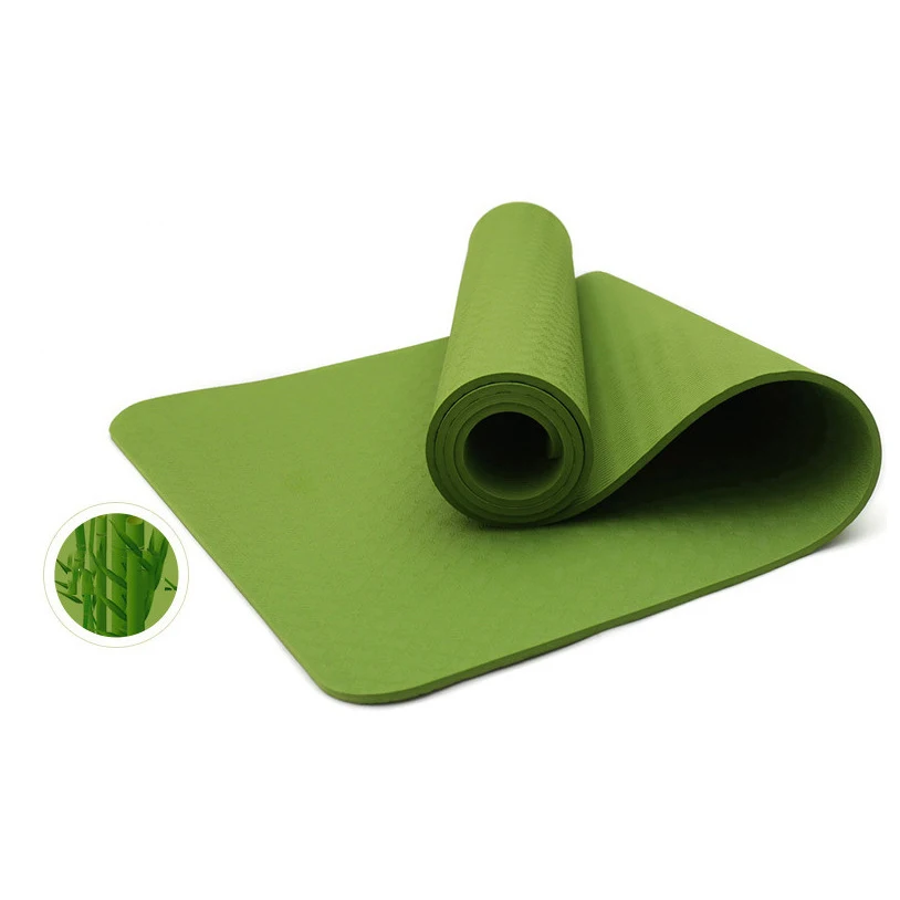 Fit-Yoga New Design 6mm Thick Premium Custom Logo Eco friendly Natural TPE Yoga Mat