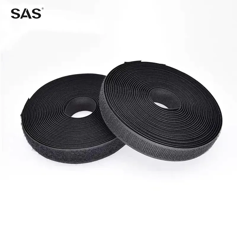 SAS Wholesale Factory Customized Color Size  Roll Hook And Loop Tape for Sewing