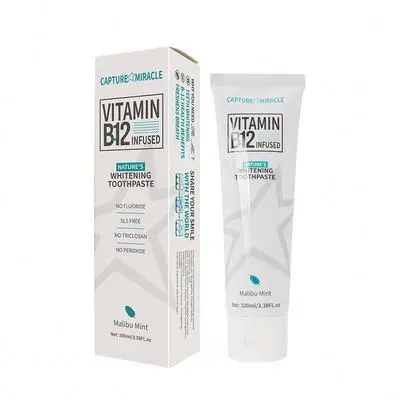 Wholesale PEIMEI Organic Teeth Cleansing Vitamin B12 Teeth Whitening Toothpaste