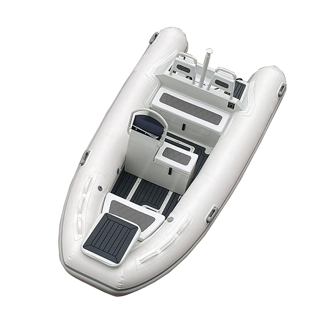 13ft RIB 390 Aluminum Hull Orca/Hypalon/PVC Rigid Inflatable Fishing Boat For Sale