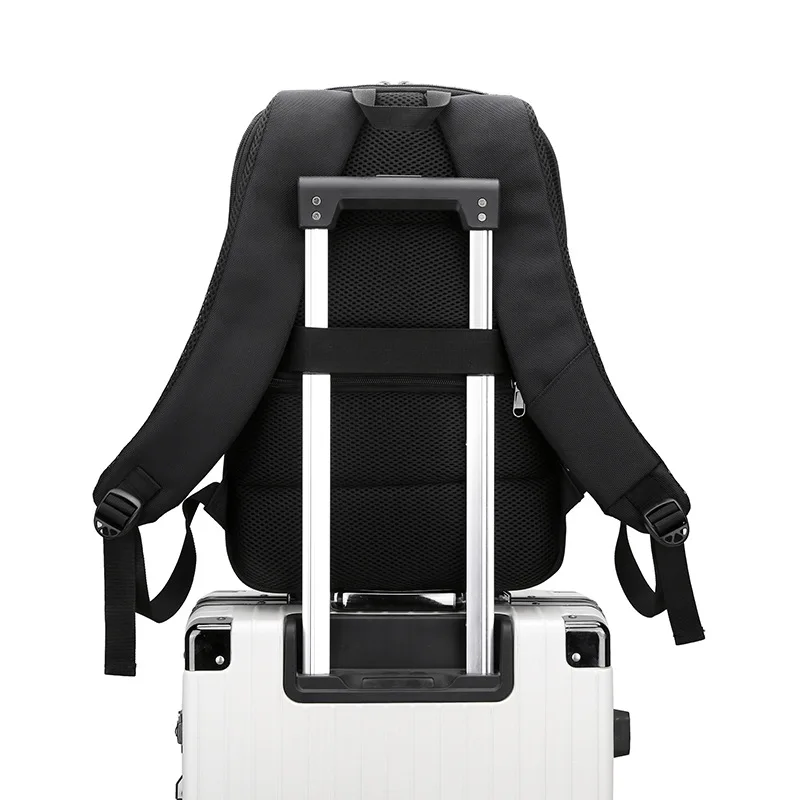 Custom Logo Multifunctional Smart Backpack Business Trip Bag with USB Charging Men Laptop Backpack