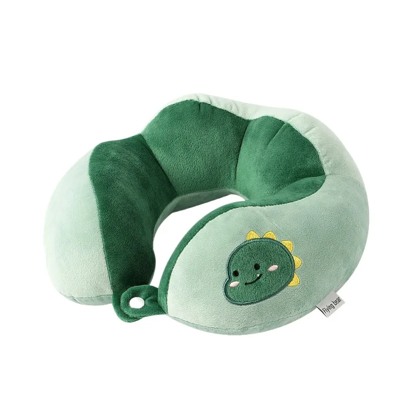 Customizable pattern logo embroidery hump u Type u-shaped travel neck pillow