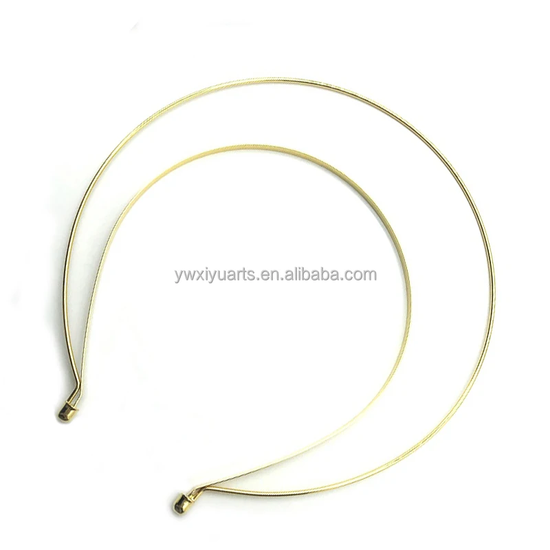 Double Treble Angel Halo Crown Metal Headband for Headdress Millinery Supplies