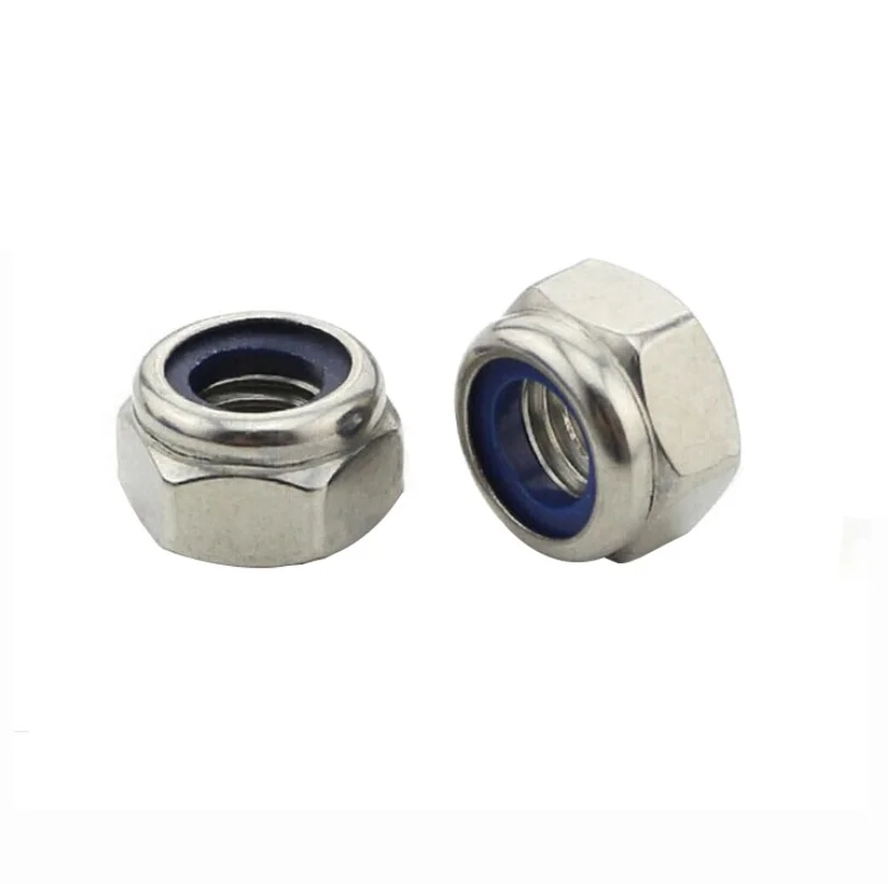  DIN982 DIN985 углеродистая сталь nylock m30 x 1 5 фиксирующая гайка с нейлоновой