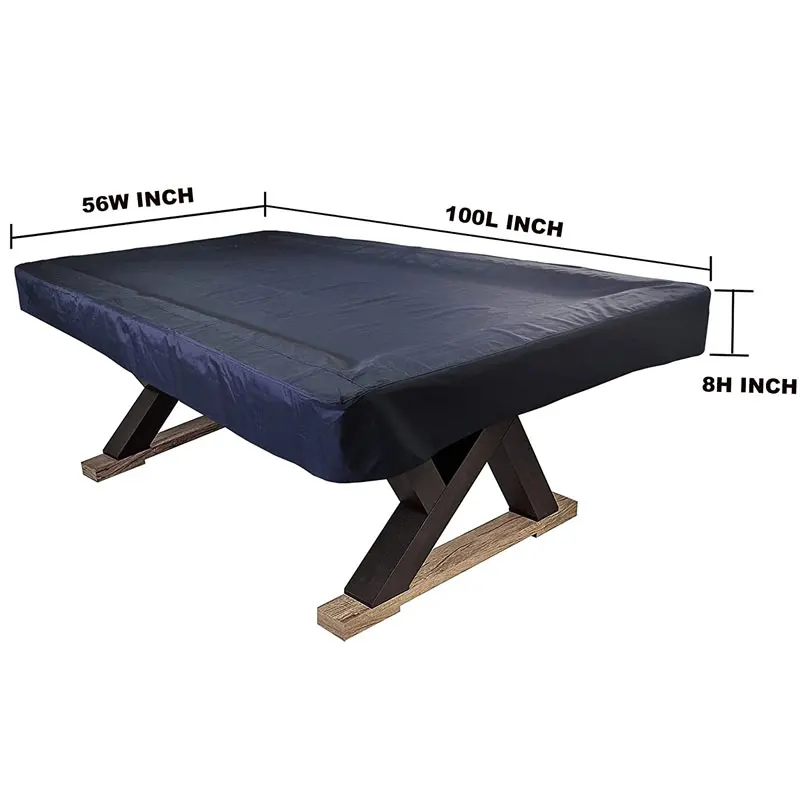 7/8/9FT Heavy Duty 420D Oxford Billiard Pool Table Cover, Waterproof & UV Protection Carom Billiards cover