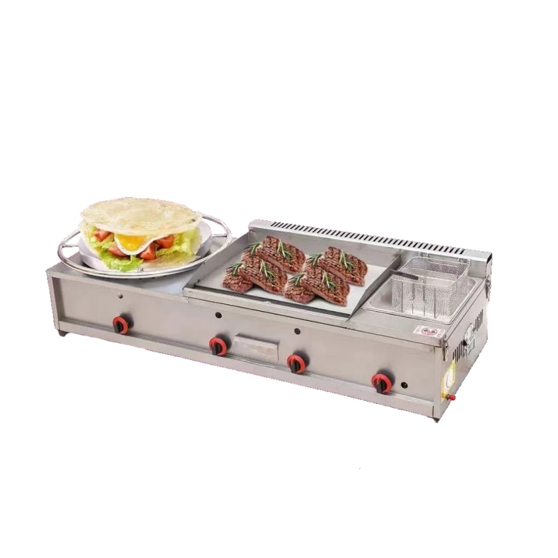 Commercial Kitchen Gas Baking Pan Multi-Function Pancake Machine for Custom Frying