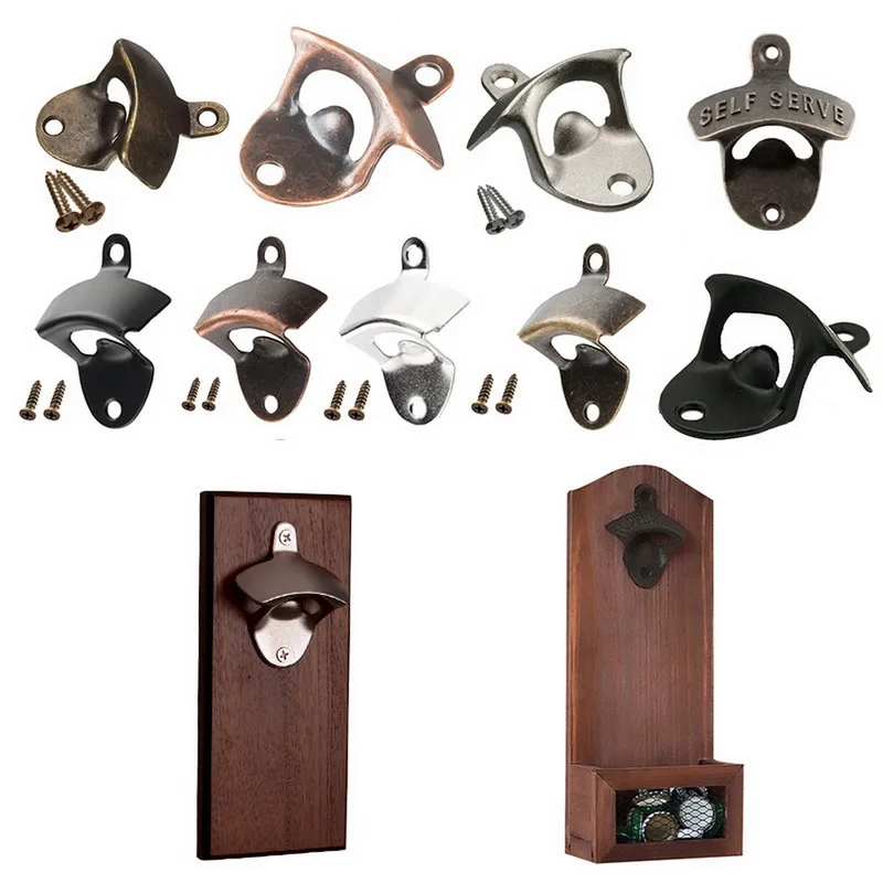 China customized wood handle handed bottle opener