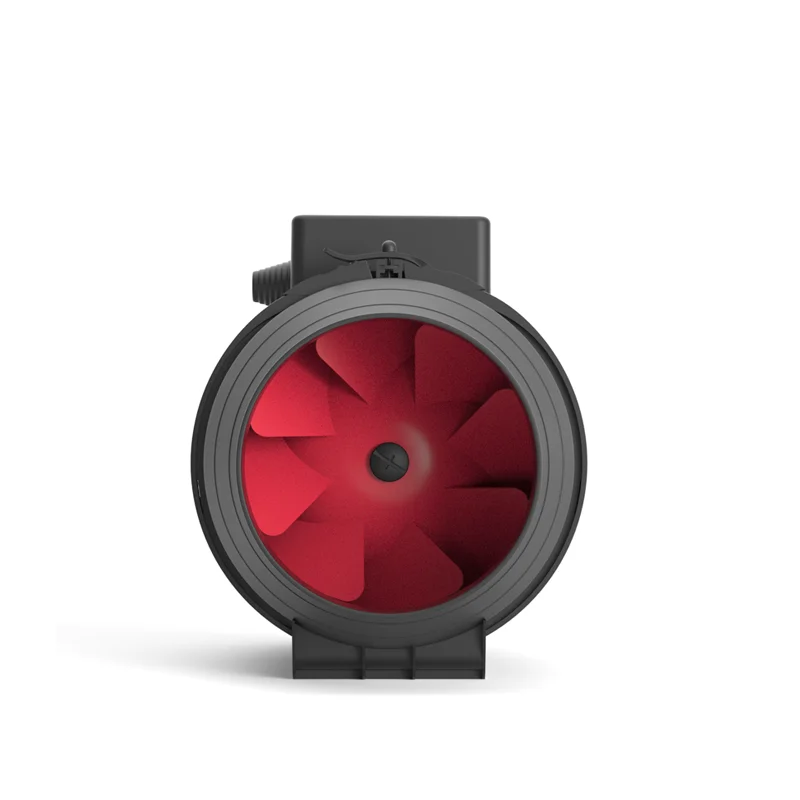 Customized Logo Brand Booster Fan  4 inch 100mm Register Booster Fan Inline Duct Fan