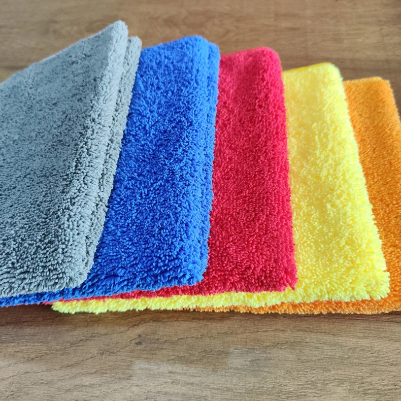 Microfiber Cleaning Cloth for Car  Microfiber Towels Soft & Absorbent Cleaning Cloth Long short wool