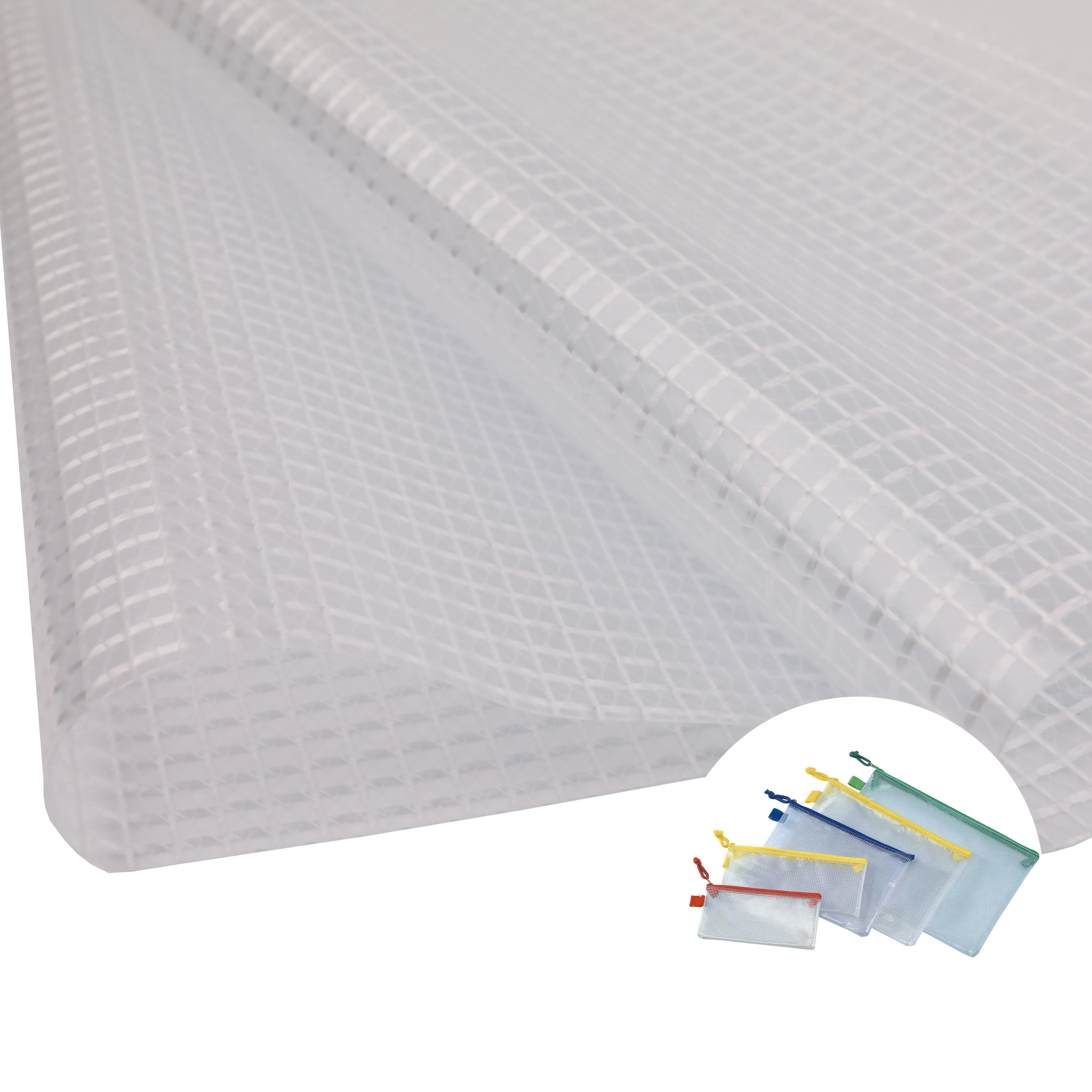 Lona wholesale transparent pvc vinyl tarpaulin roll best pvc trapal For Bags and file pockets