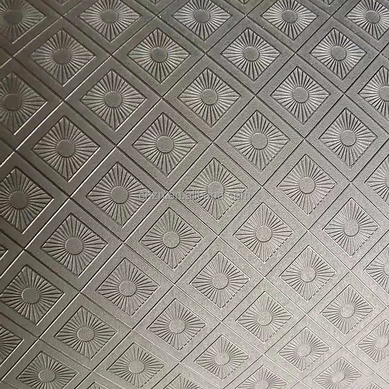 Model ZX-335 Reflective Effect Embossing Roller Stainless Steel Roller Hot Oil Embossing Roller