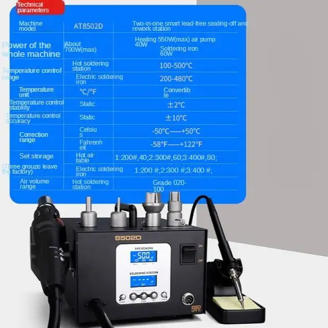 Led Digital Ser In Desering Station Bga Rework Ser Station 8586 2 In 1 700w Esd Sering Station Hot Air Gun Welder