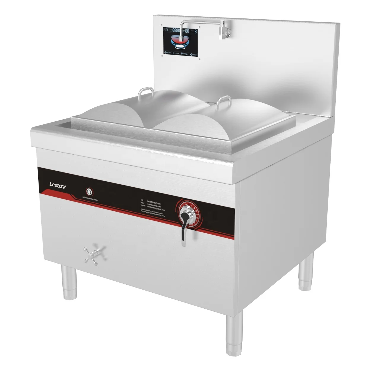 Guangdong noodle rice roll steamer electric commercial food steamer for restaurant