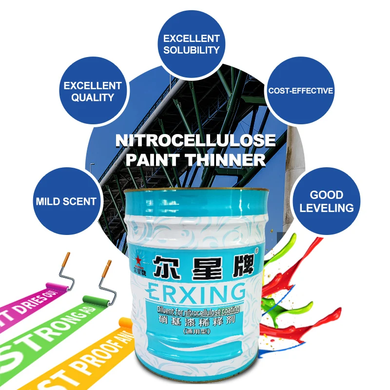 Universal thinner for metal paint nitrocellulose paint