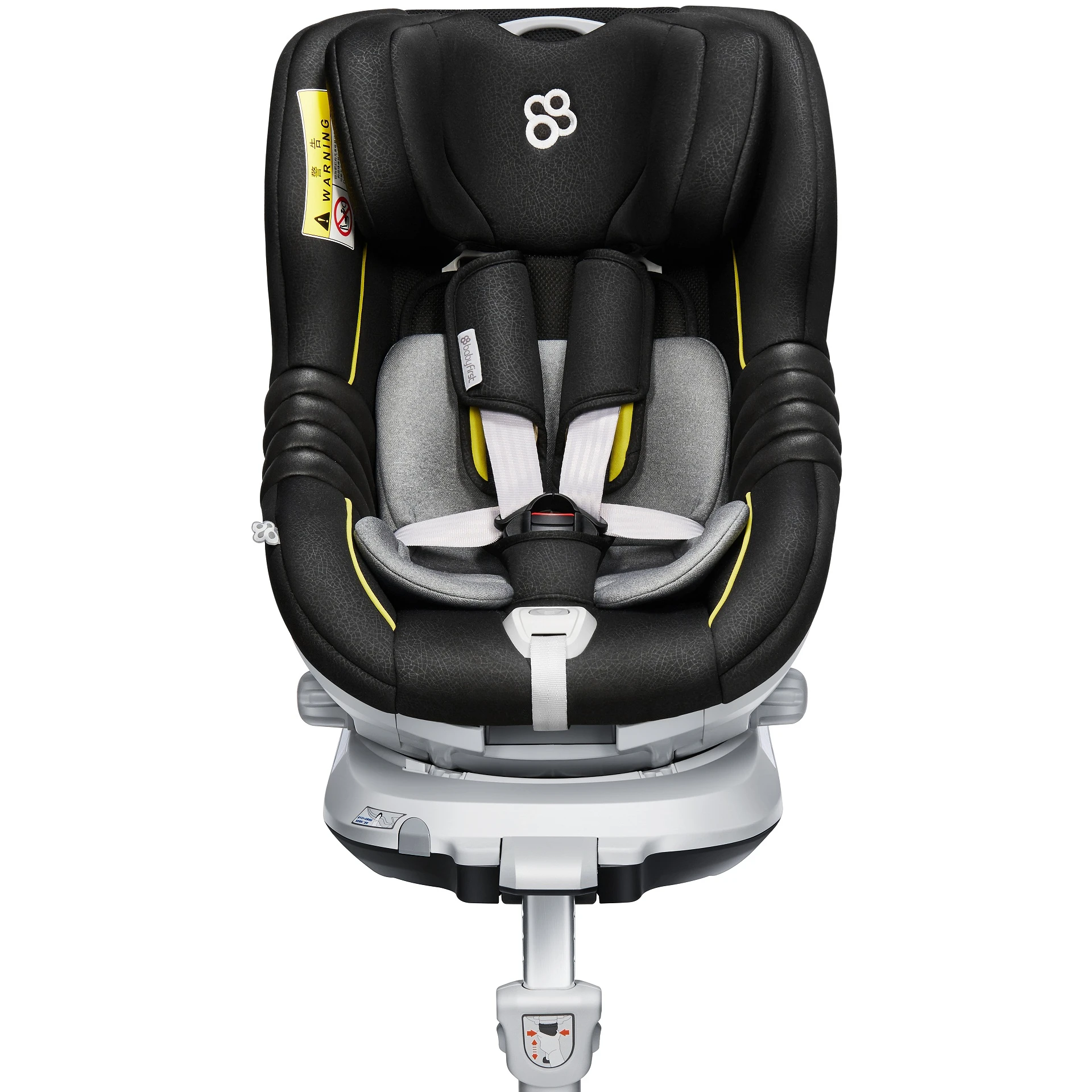  R101a black group 0 + i с isofix и опорными ножками ece r44 высококачественные детские автомобильные