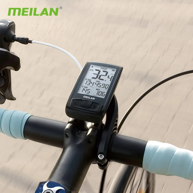 Original Meilan M4 Outdoor Cycling GPS Waterproof IPX5 Bicycle Speedometer Mountain Bike Computer