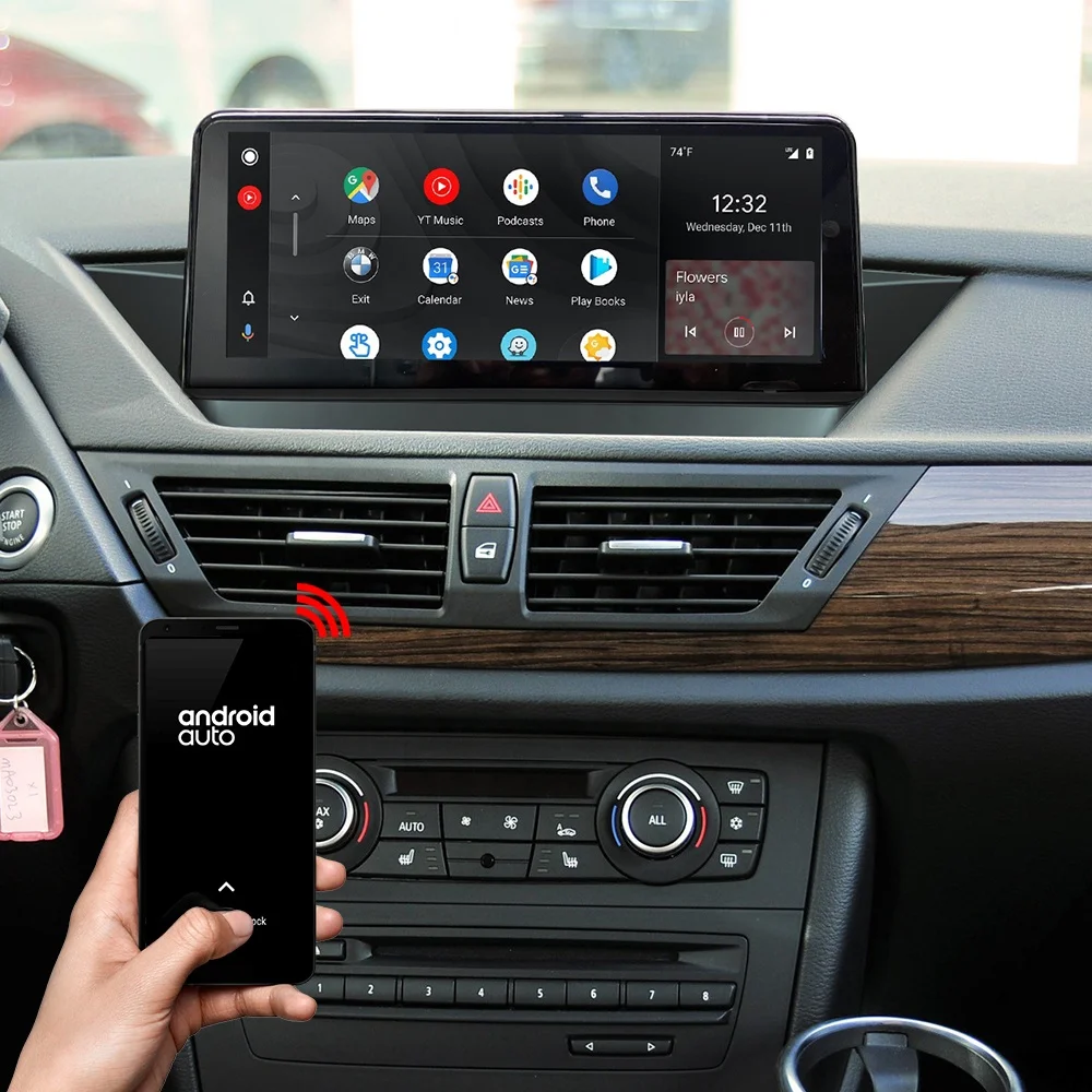 Route Linux 10.25inch 1920*720 car radio screen for BMW X1 E84 CIC system 2009-2015 Car stereo dual system with wireless carplay