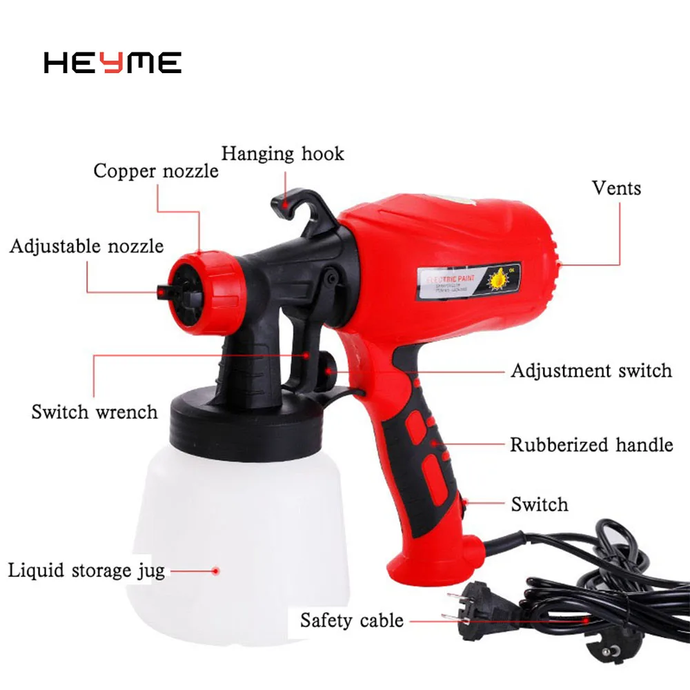 Wholesale Adjustable Automotive 110v/220v Electric Paint Spray Gun