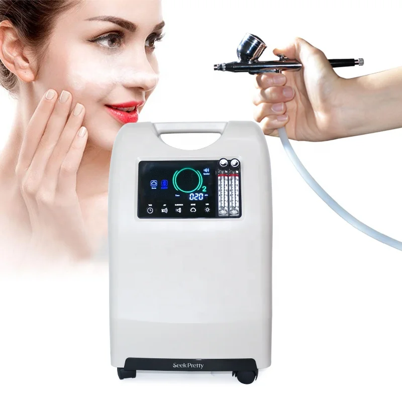 OEM Beauty Spa Home Use Skin Care Oxygen Jet Therapy LED Mask Dome Oxigen Facial Machine Hyperbaric Oxygenation Facial Machine