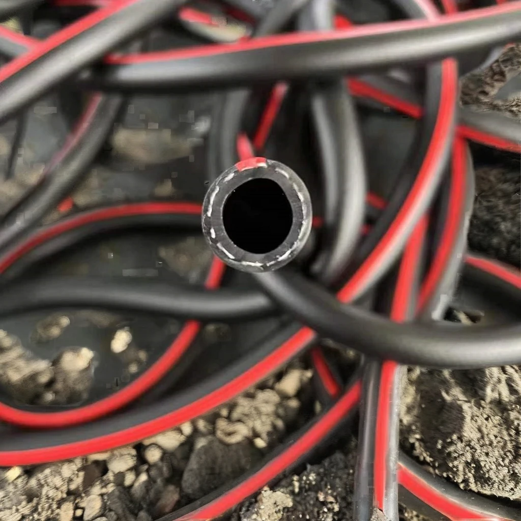 8mm PVC Material All-Color Flexible Fiber Braided Reinforce Water Oil Air Hoses 300 PSI 100m Length for Irrigation Garden Use