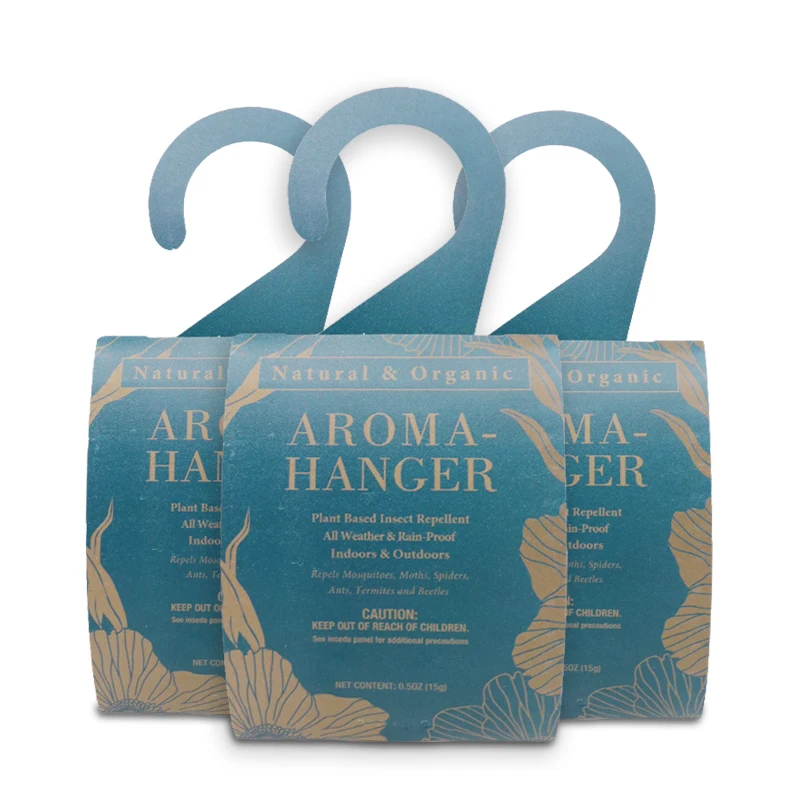 Air Freshener  Deodorizer Scented Sachets Bags for Drawer and Closet with Hanger