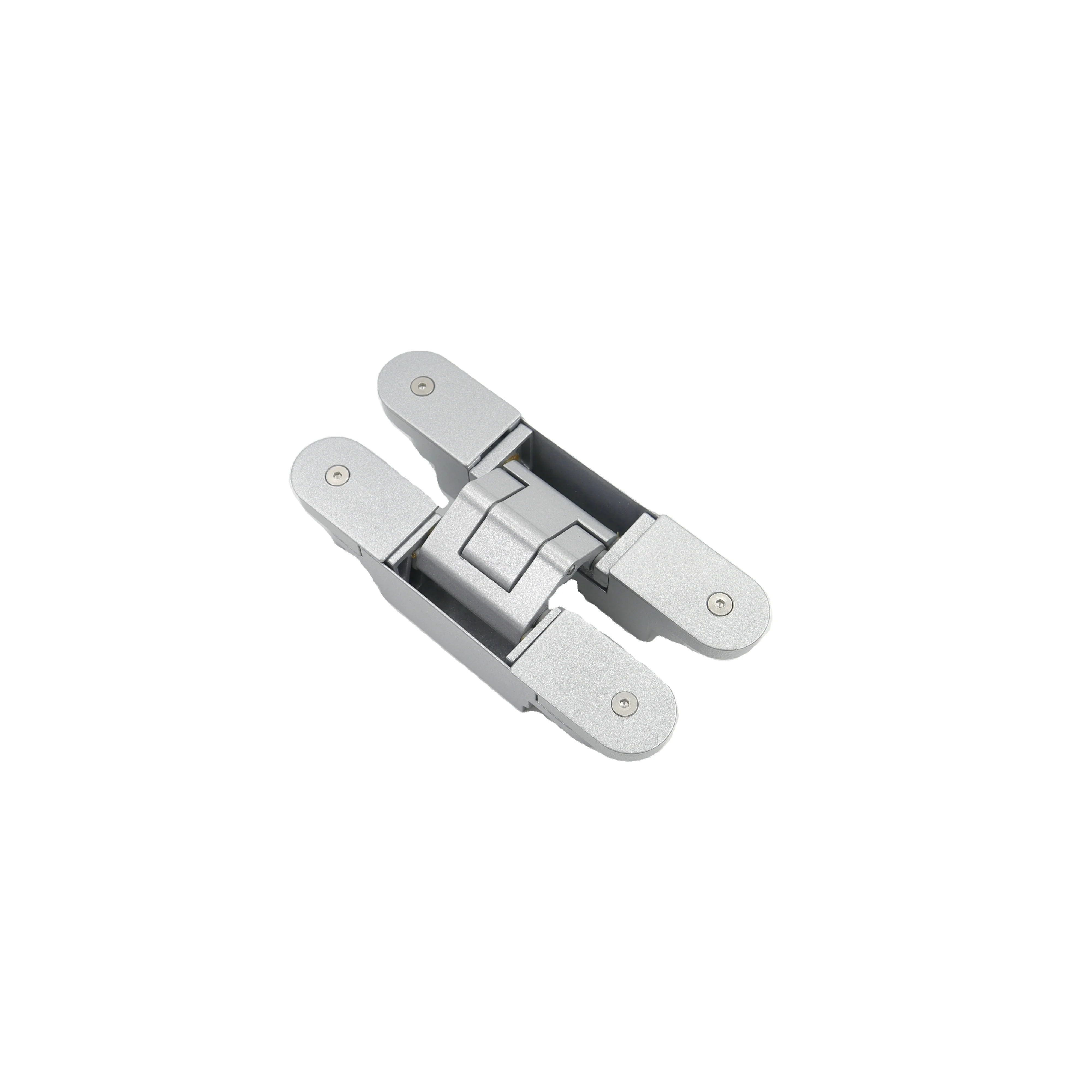 Popular Door Hardware Item Invisible Cross Hinge 180 Degree Concealed Door Hinge