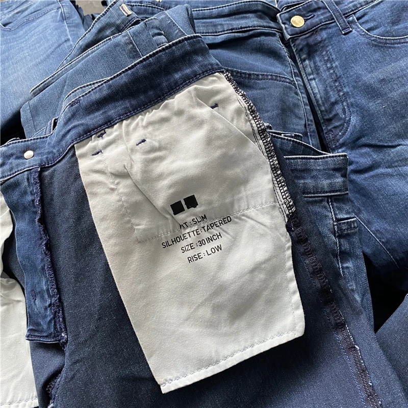GZY guangzhou cotton jeans stock mens oem jeans